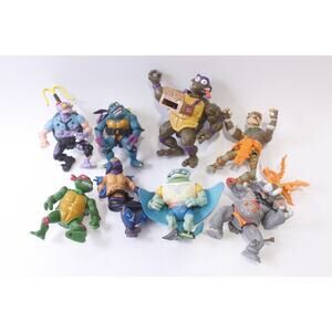 Teenage Mutant Ninja Turtles, 1990s, Action Figures, Flawed, Small, PVC Figure,